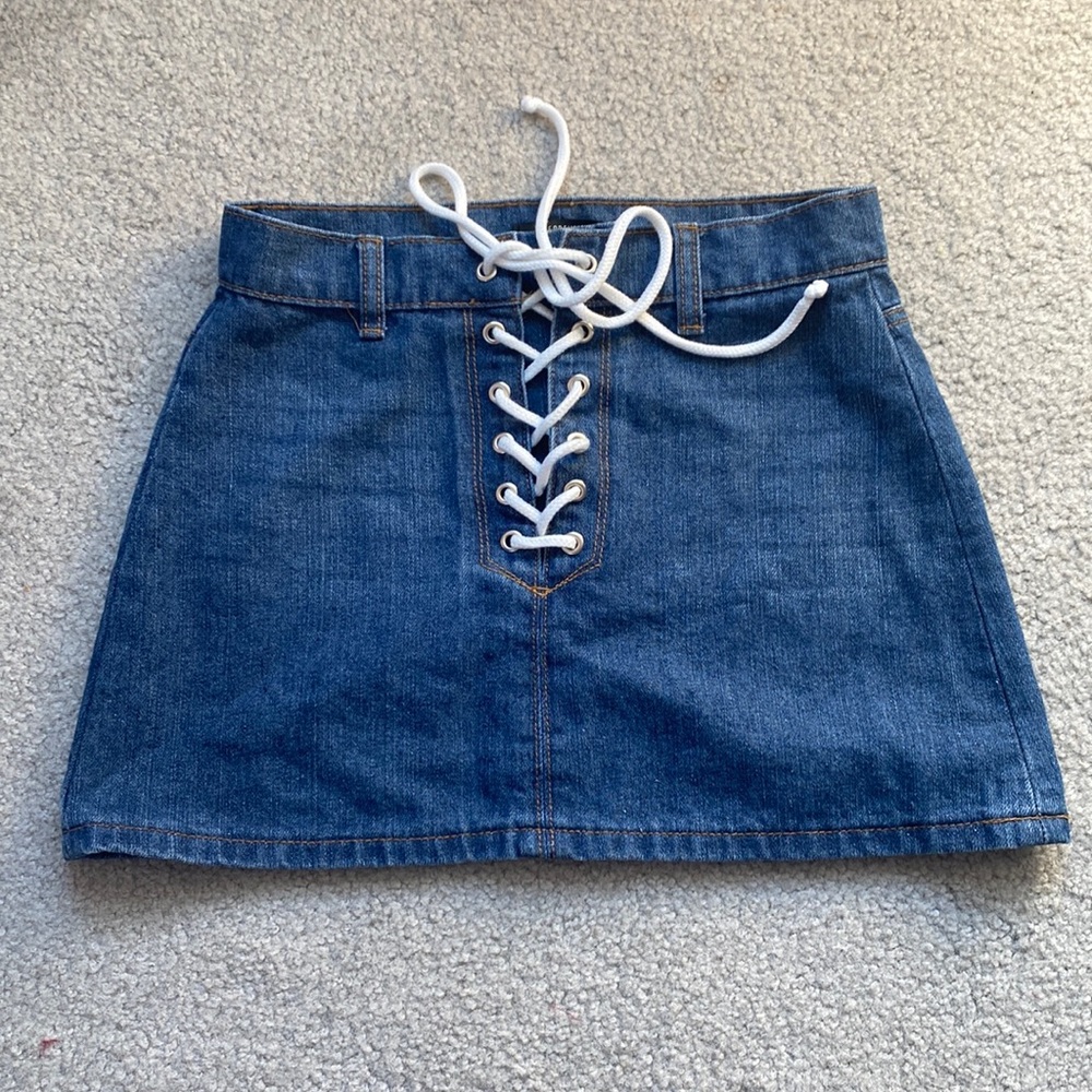 Forever 21 Jean mini skirt